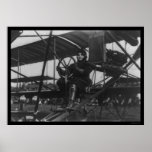 Aviatrix Blanche Scott in an Airplane 1910 Posters
