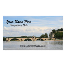 Avignon Bridge Business Card Templates