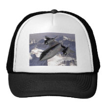 Avion de chasse supersonique casquettes