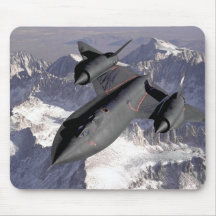 Avion de chasse supersonique tapis de souris
