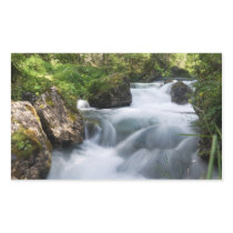 Avisio stream, Italy Rectangular Sticker