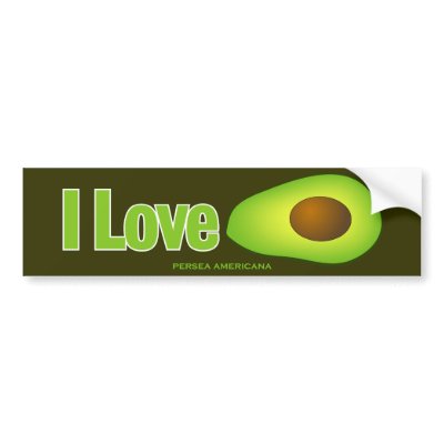 Avocado Bumper Stickers by AnAdGuy