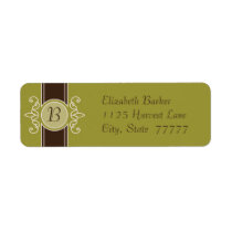 Avocado Classic Harvest Return Address Labels