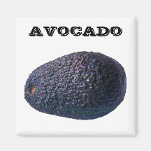 Avocado - (Fridge Magnet Square)