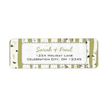 Avocado Green Return Address Labels