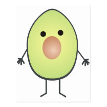 avocado post cards