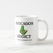 Avocados Addict Coffee Mugs
