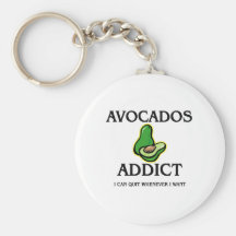 Avocados Addict Key Chain