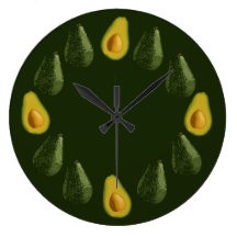 Avocados Clock