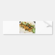 Avocats de Burritos de chaux de tacos de Shimp Autocollant Pour Voiture
