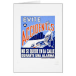 Avoid Accidents 1942 WPA Greeting Cards