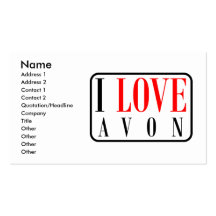 Avon, Alabama City Design Business Card Template