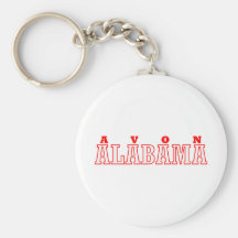 Avon, Alabama City Design Keychains