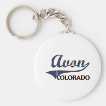 Avon Colorado City Classic Keychains