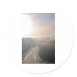 Avon Gorge in the mist Round Stickers