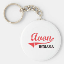Avon Indiana City Classic Key Chain
