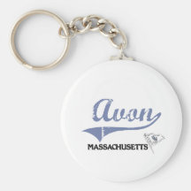 Avon Massachusetts City Classic Keychain
