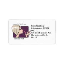 Avon Representative Mail labels