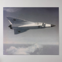 Avro Arrow- RL202 in Flight 'left pitch' Print
