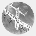 Avro Lancastrian Round Sticker