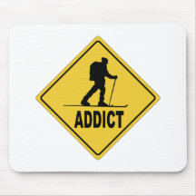 AW Cross Country Skiing Mouse Mats