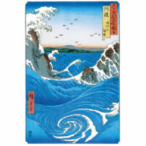 Awa Province, Naruto Whirlpools by Ando Hiroshige