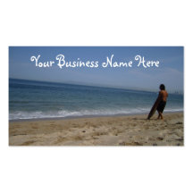 Awaiting the Next Wave Business Card Templates