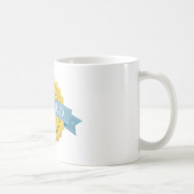 Award badge or medal coffee mugs