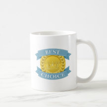 Award medal or badge mug