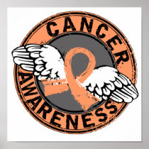 Awareness 14 Endometrial Cancer Print