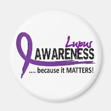 Awareness 2 Lupus Refrigerator Magnets