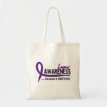 Awareness 2 Lupus Tote Bag