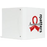 Awareness Matters 7 AIDS Vinyl Binders