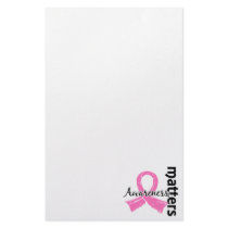 Awareness Matters 7 Breast Cancer Stationery Design