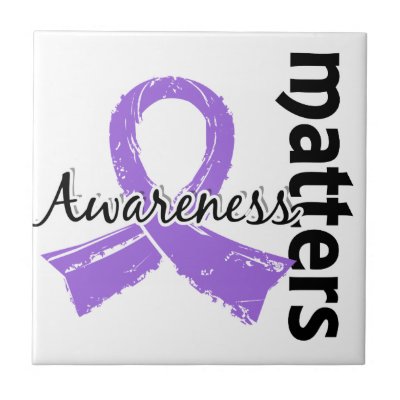 Awareness Matters 7 Lymphoma (Hodgkin's) Ceramic Tile by awarenessgifts