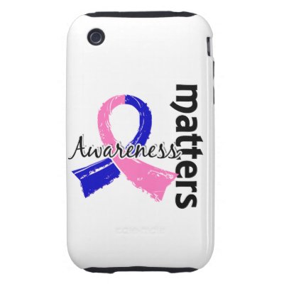 Awareness Matters 7 Male Breast Cancer Tough Iphone 3 Covers by awarenessgifts
