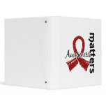 Awareness Matters 7 Sickle Cell Disease Vinyl Binder