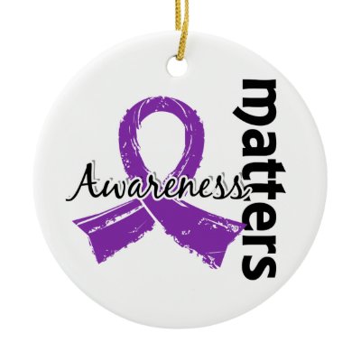 Awareness Matters 7 Sjogren's Syndrome Christmas Tree Ornaments by awarenessgifts