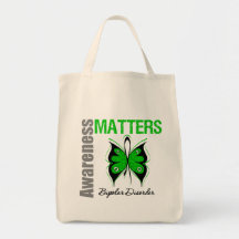 Awareness Matters Butterfly Bipolar Disorder Bags