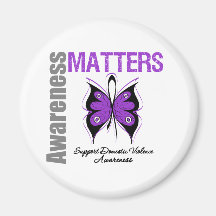 Awareness Matters Domestic Violence Refrigerator Magnet