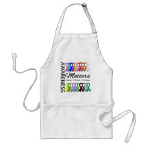 Awareness Matters Ribbons Of Cancer Apron