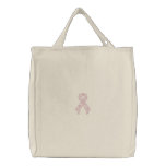 Awareness Pink Ribbon Doodle embroidered bags