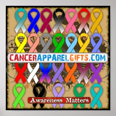 Awareness Ribbons by CancerApparelGifts.Com by cancerapparel