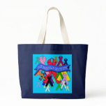 Awareness Ribbons for Universal Health Care bags