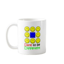 Awareness tee Dare to be Different copy Mugs