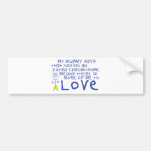 Awareness tee More 2 Love Bumper Stickers