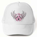 Awareness Tribal Pink Mesh Hat