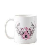 Awareness Tribal Pink Coffee Mugs