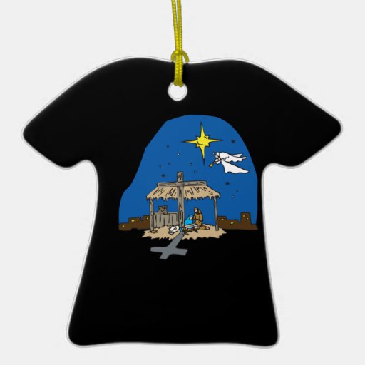 Away In A Manger Christmas Ornaments