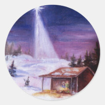 Away In a Manger Sticker